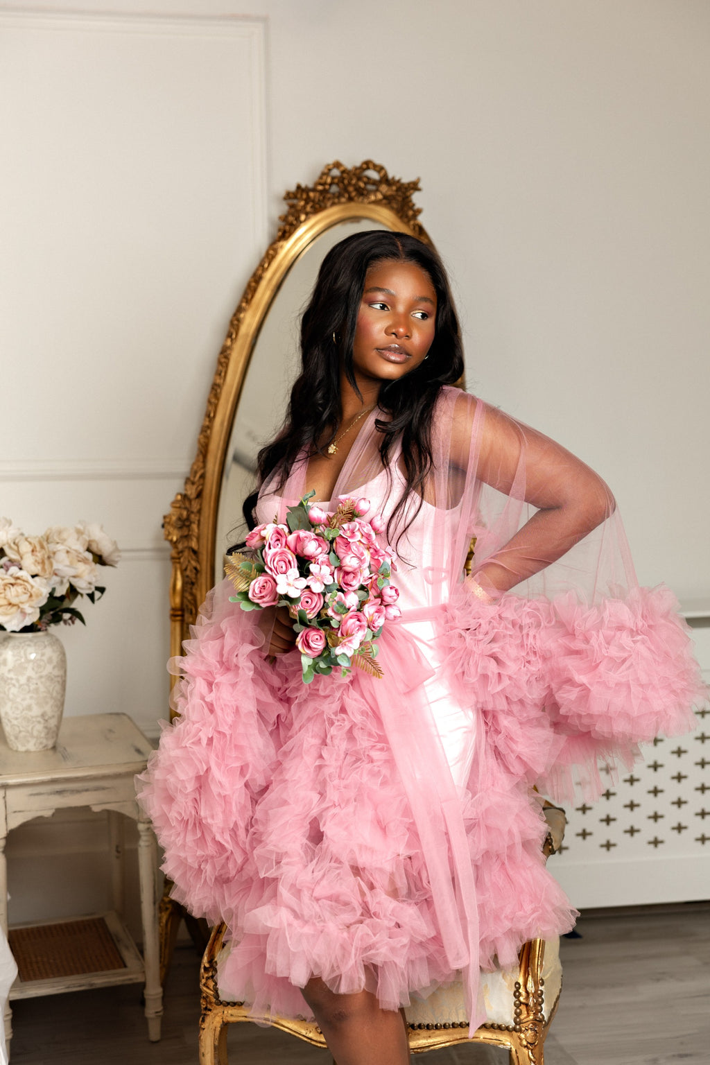The Fifi Robe - Baby Pink